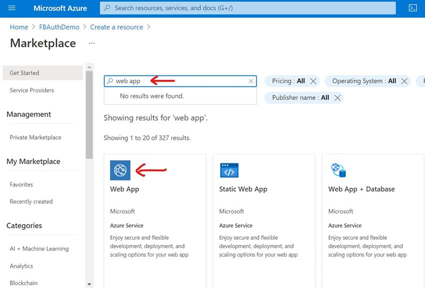 How to build and publish a .NET Core API to perform CRUD operations on Azure Cosmos DB (SQL API) and secure it using Facebook Authentication